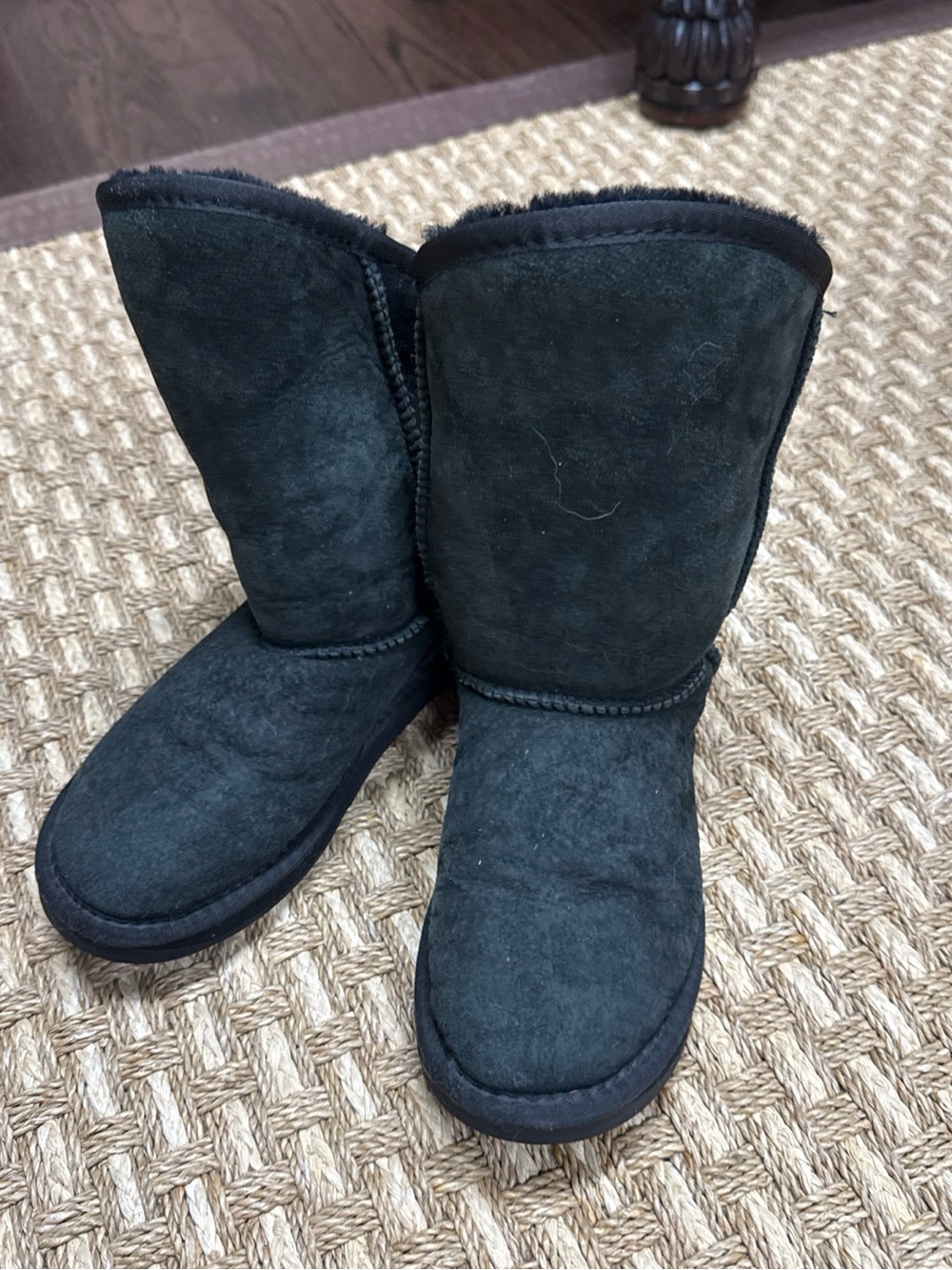 Australia Luxe Collective Spartan Knit - Short Boots Women Sz 5 Black Suede